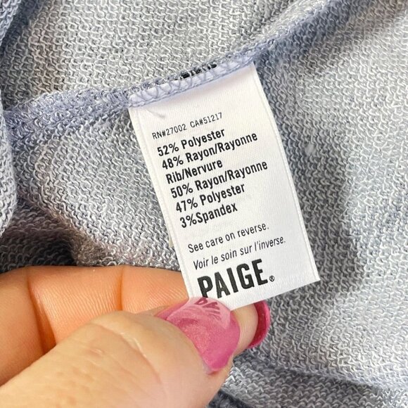 Paige Womens Sage Sleeveless Midi Tank Dress Gray XS V-neck Side Slit Casual - Picture 4 of 10